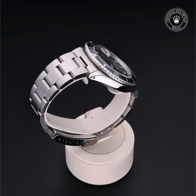 Rolex CPO Submariner M16610 front on white background