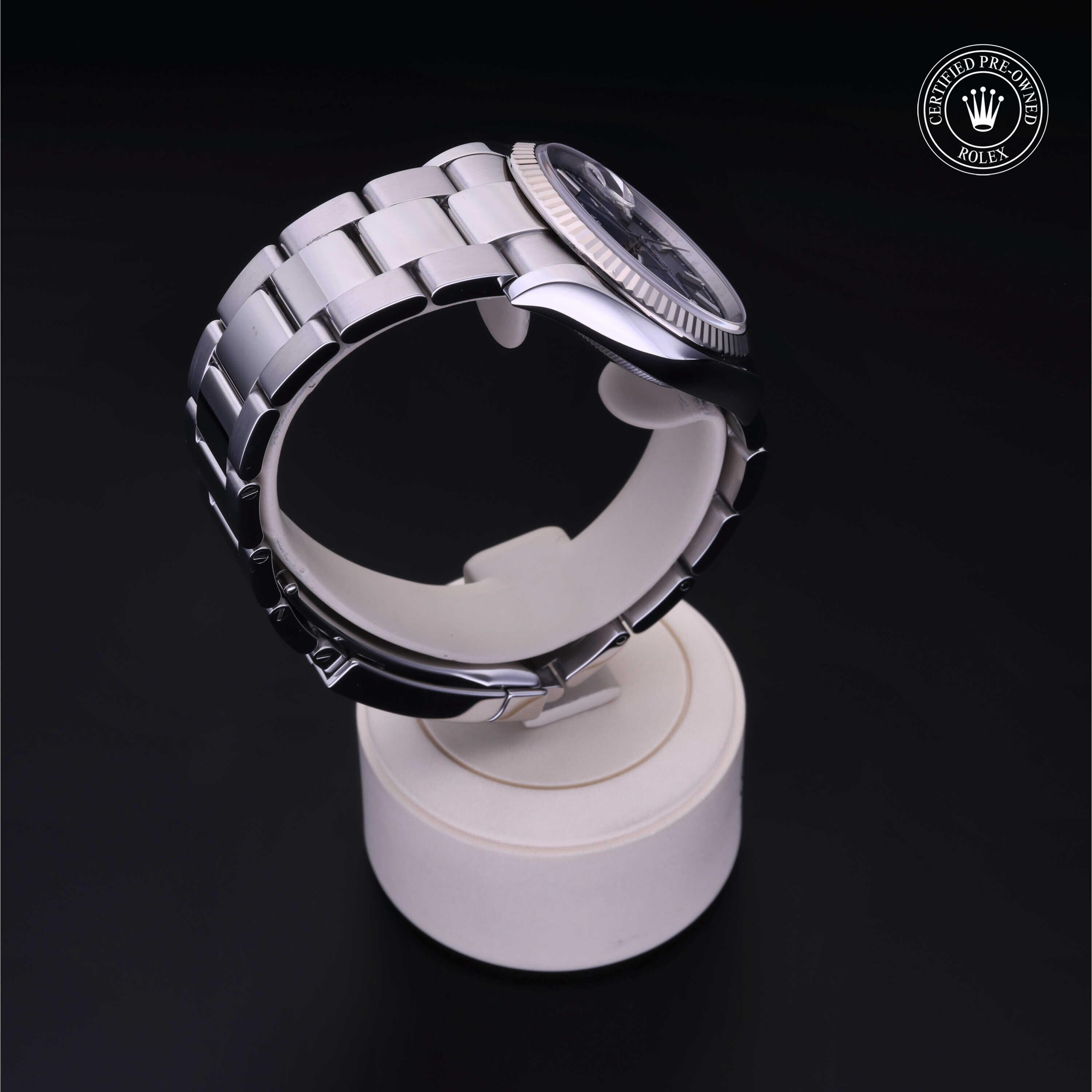 Rolex CPO Datejust M126234 front on white background