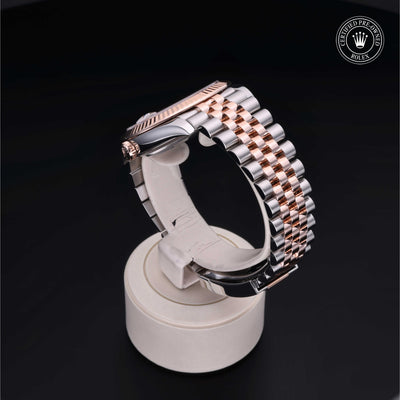 Rolex CPO Datejust M126331 front on white background