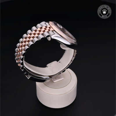 Rolex CPO Datejust M126331 front on white background