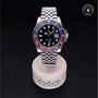 Rolex Certified Pre-owned GMT M126710BLRO-0001 front on black background