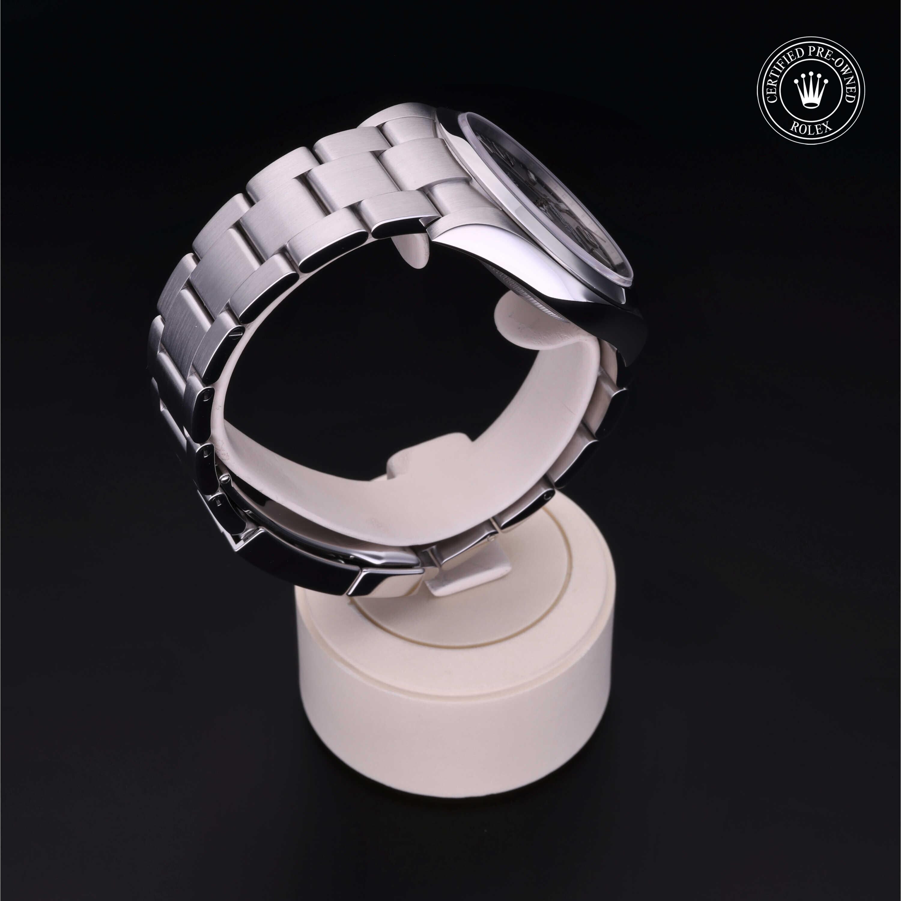 Rolex CPO Explorer M214270 front on white background