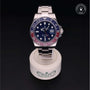 Rolex Certified Pre-owned GMT M116719BLRO-0002 front on black background
