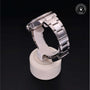 Rolex Certified Pre-owned GMT M116719BLRO-0002 front on black background