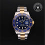 Rolex Certified Pre-owned Submariner M126613LB-0002 front on black background