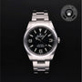 Rolex Certified Pre-owned Explorer M214270-0003 front on black background