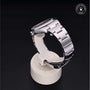Rolex Certified Pre-owned Explorer M214270-0003 front on black background