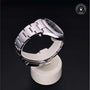 Rolex Certified Pre-owned Explorer M214270-0003 front on black background