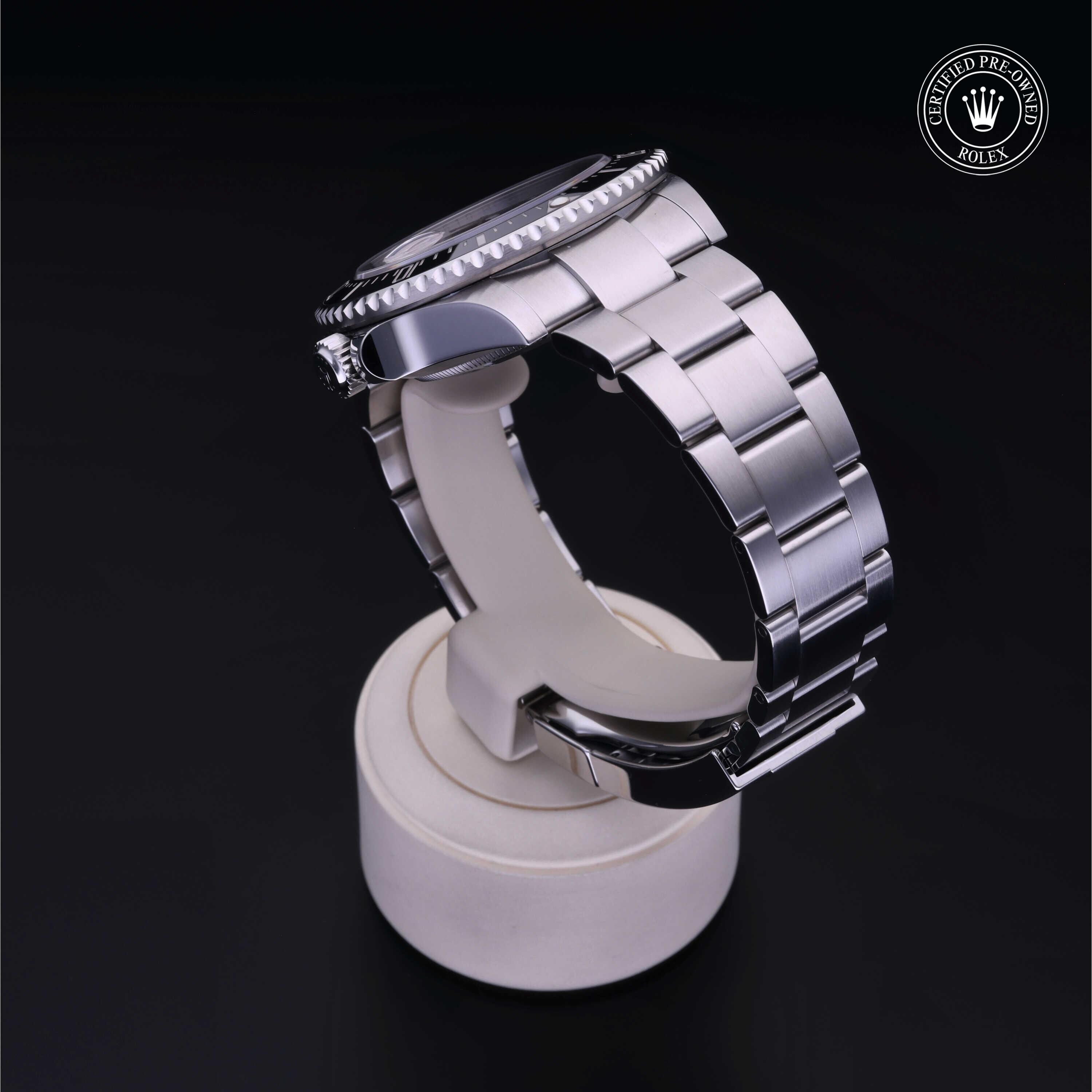 Rolex CPO Sea-Dweller M126600 front on white background