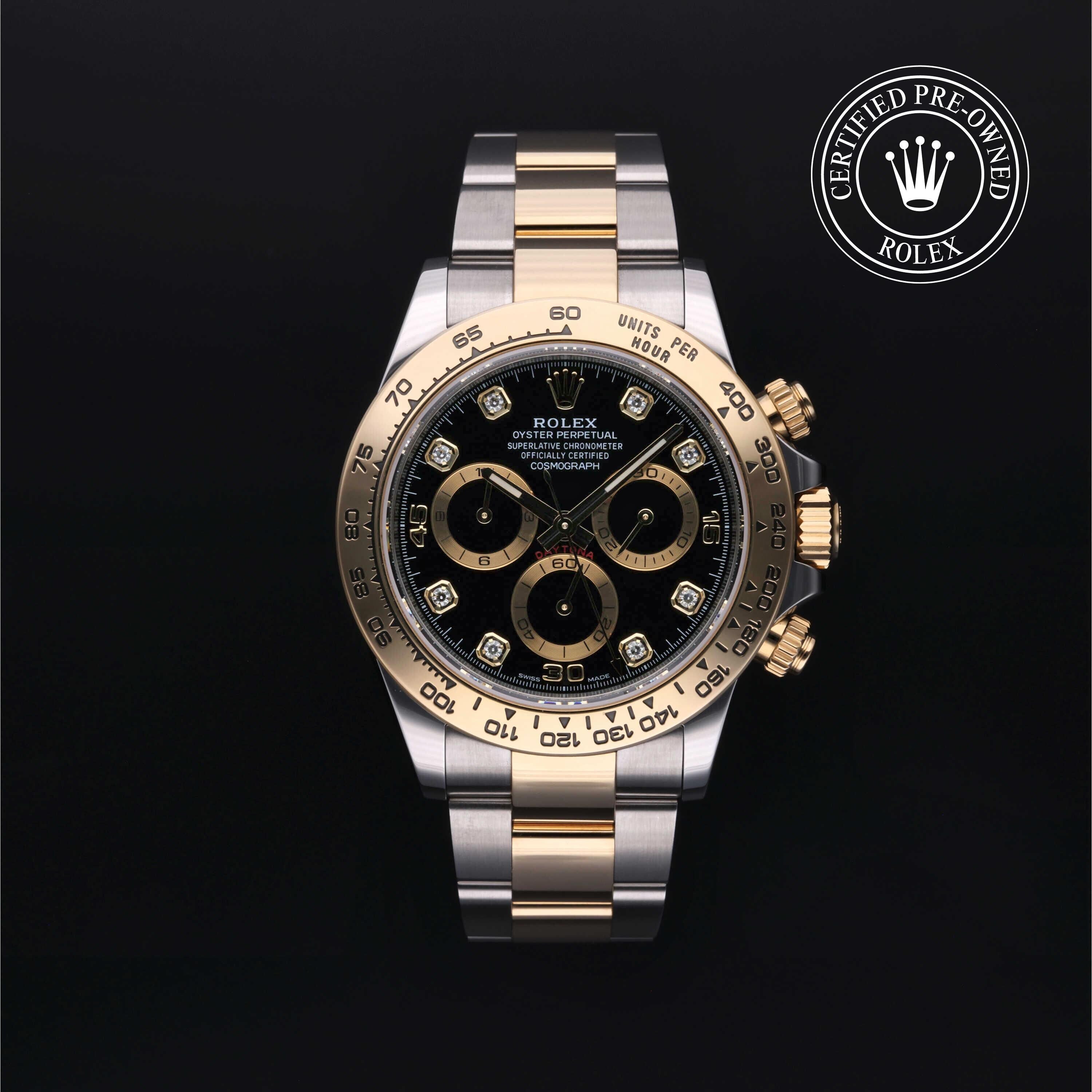 Rolex CPO Daytona M116503 front on white background