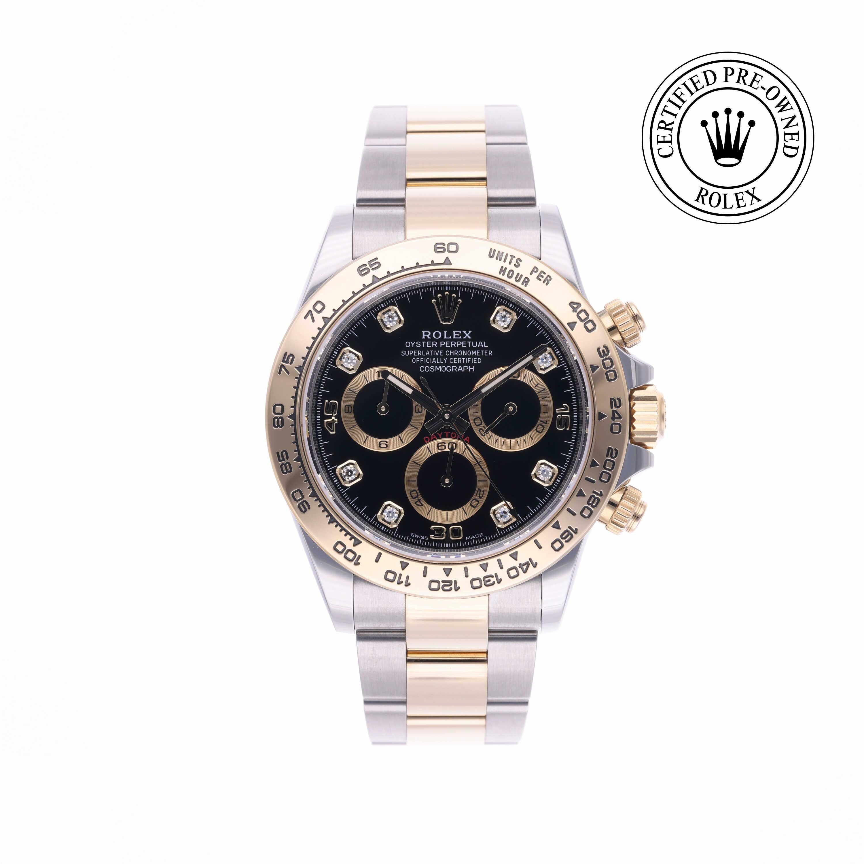 Rolex CPO Daytona M116503 front on white background