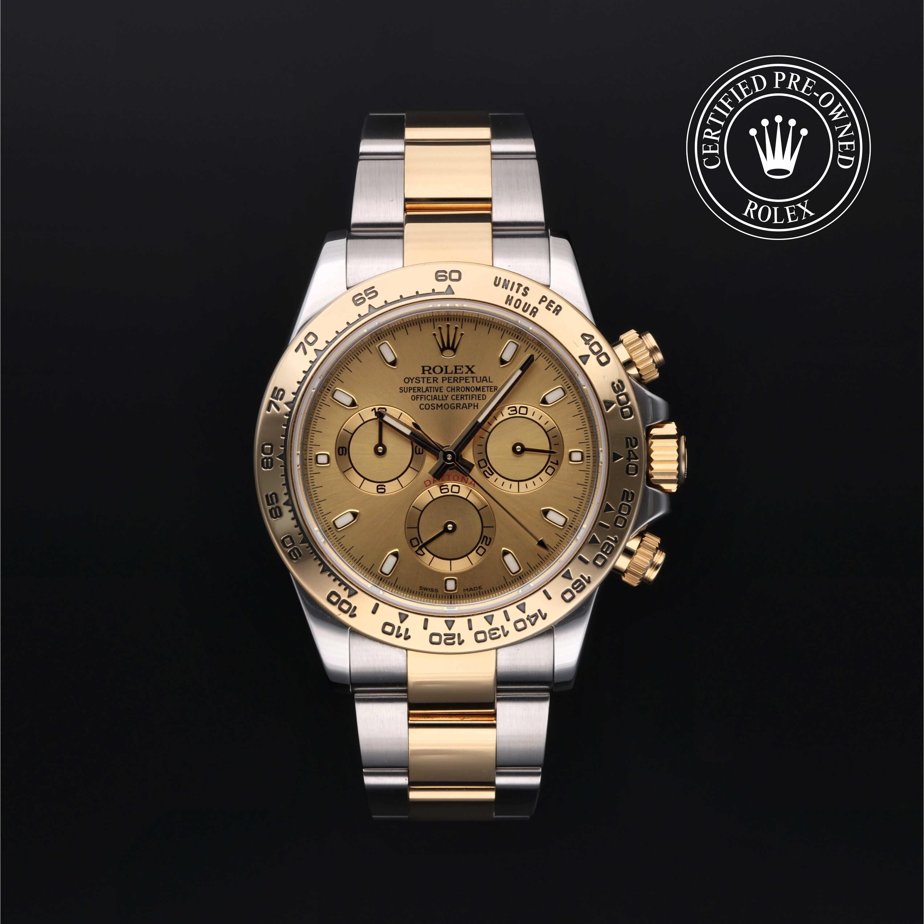 Rolex CPO Daytona M116503 front on white background
