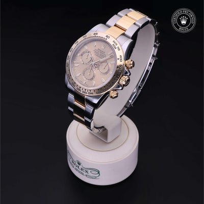 Rolex CPO Daytona M116503 front on white background