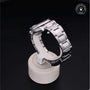 Rolex Certified Pre-owned Datejust M126200-0006 front on black background