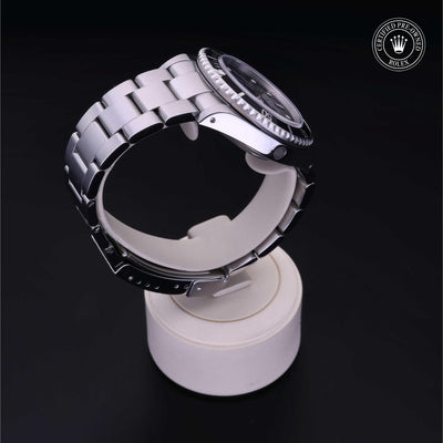 Rolex Certified Pre-owned Sea-Dweller M16600-0003 front on black background