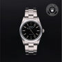 Rolex Certified Pre-owned Air-King M14000M-0009 front on black background
