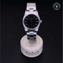 Rolex Certified Pre-owned Air-King M14000M-0009 front on black background
