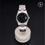 Rolex Certified Pre-owned Oyster Perpetual M15200-0009 front on black background