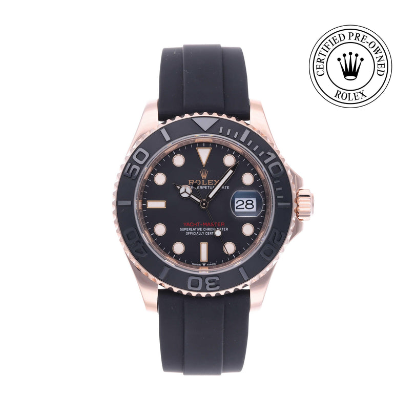 Rolex Certified Pre-owned Yacht-Master M126655-0001 front on white background