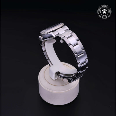 Rolex Certified Pre-owned Lady Datejust M278274-0025 front on black background