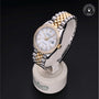 Rolex Certified Pre-owned Datejust M126283RBR-0019 front on black background