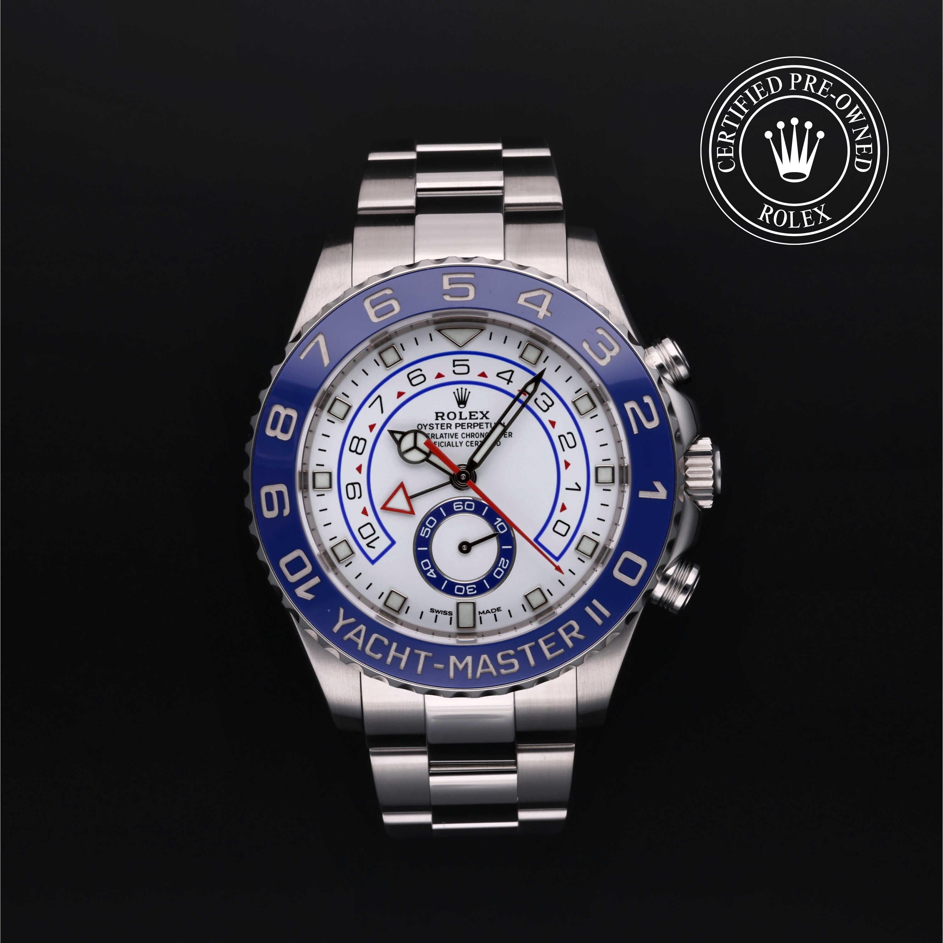 Rolex CPO Yacht-Master M116680 front on white background