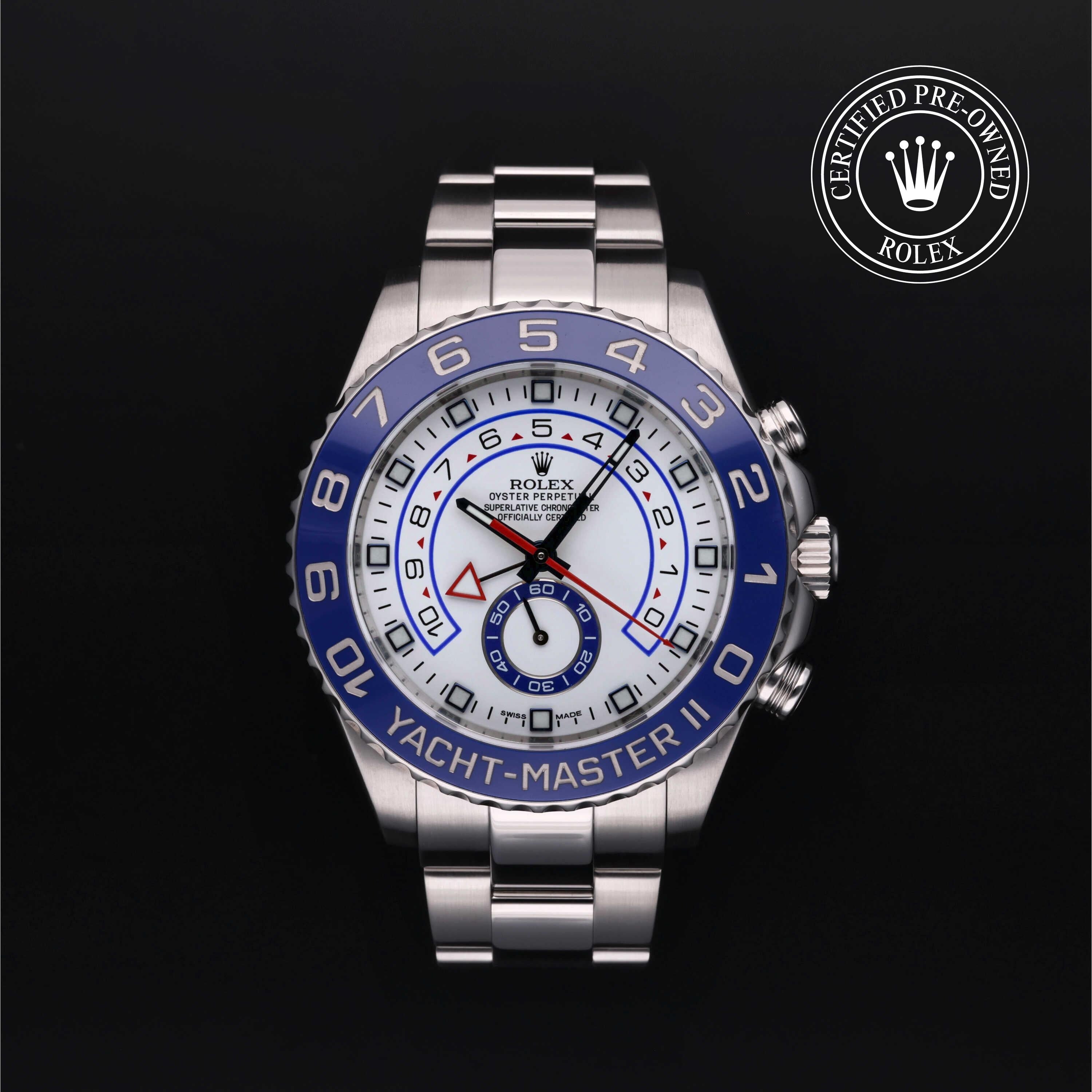 Rolex CPO Yacht-Master M116680 front on white background