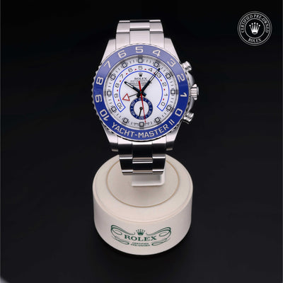 Rolex CPO Yacht-Master M116680 front on white background