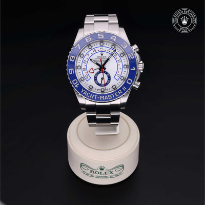 Rolex CPO Yacht-Master M116680 front on white background