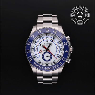 Rolex CPO Yacht-Master M116680 front on white background