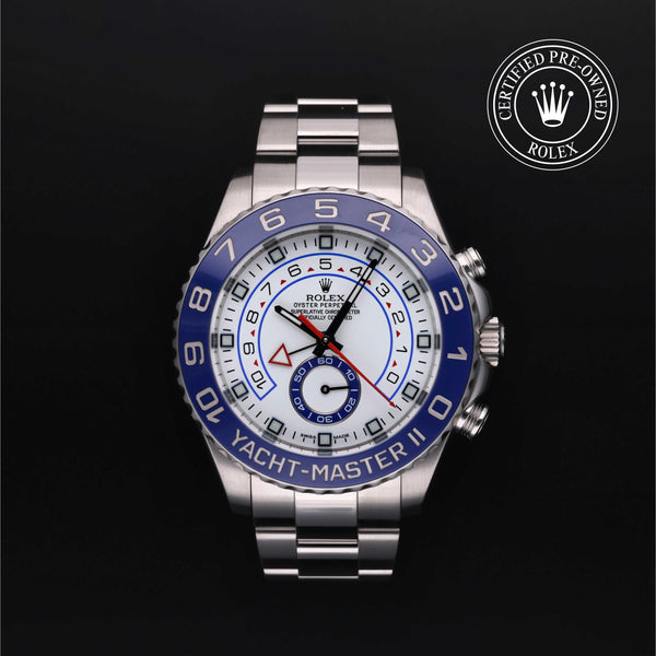Rolex CPO Yacht-Master M116680 front on white background