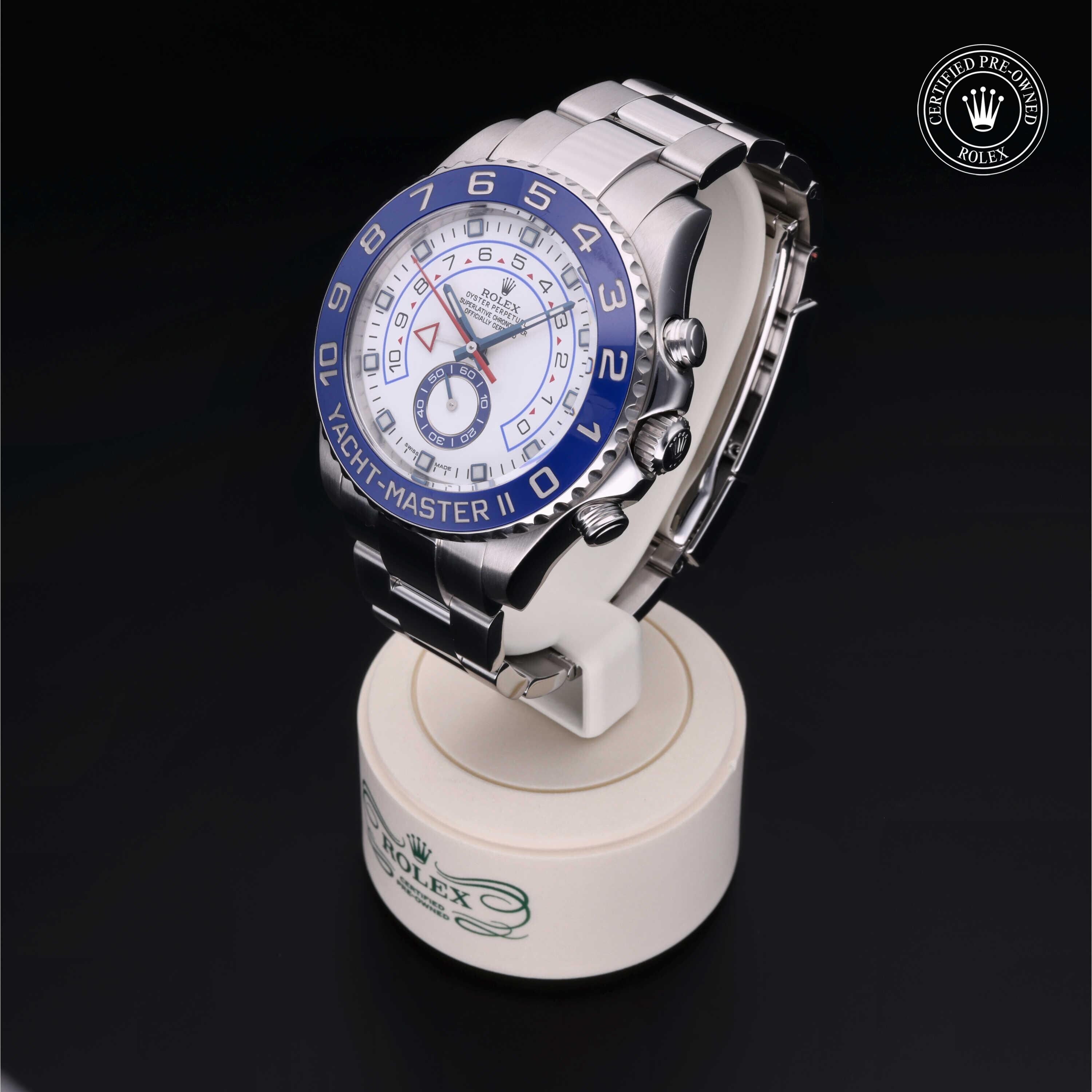 Rolex CPO Yacht-Master M116680 front on white background