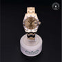 Rolex Certified Pre-owned Pearlmaster M81318-0007 front on black background