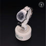Rolex CPO Pearlmaster M80299 front on white background