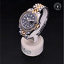 Rolex Certified Pre-owned GMT II M126713GRNR-0001 front on black background
