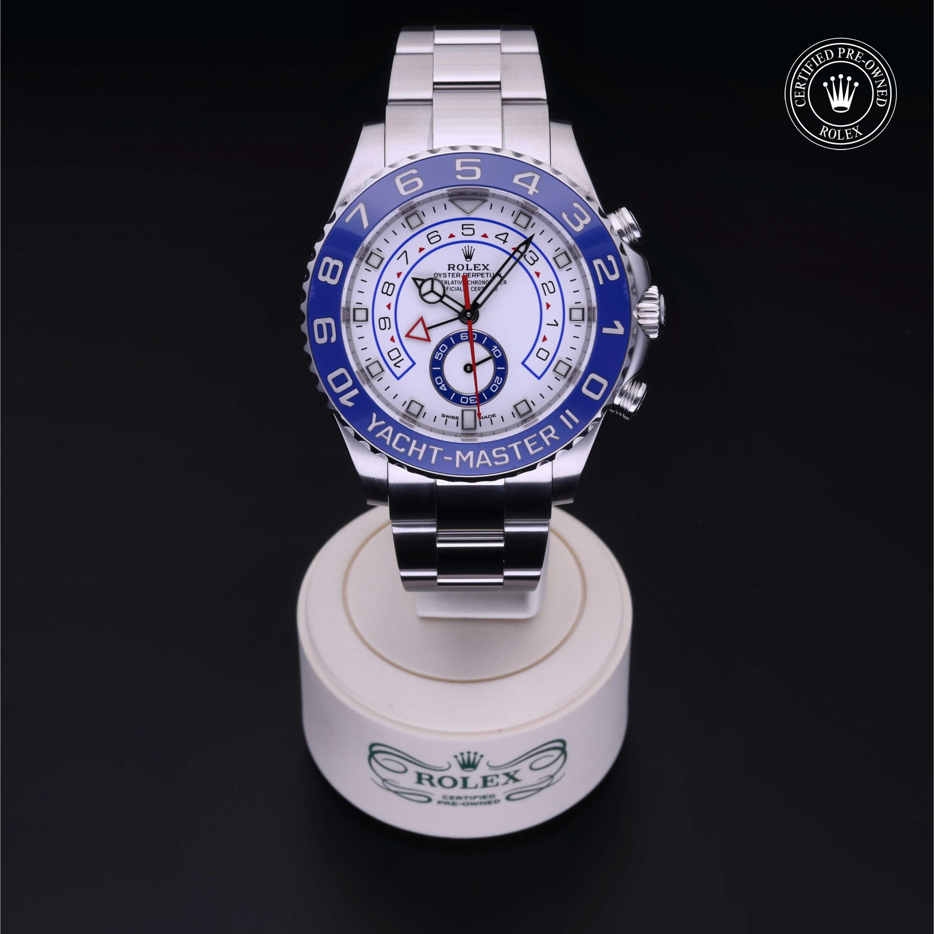 Rolex CPO Yacht-Master M116680 front on white background