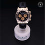 Rolex Certified Pre-owned Daytona M116518-0037 front on black background