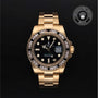 Rolex Certified Pre-owned GMT M116748SANR-0001 front on black background