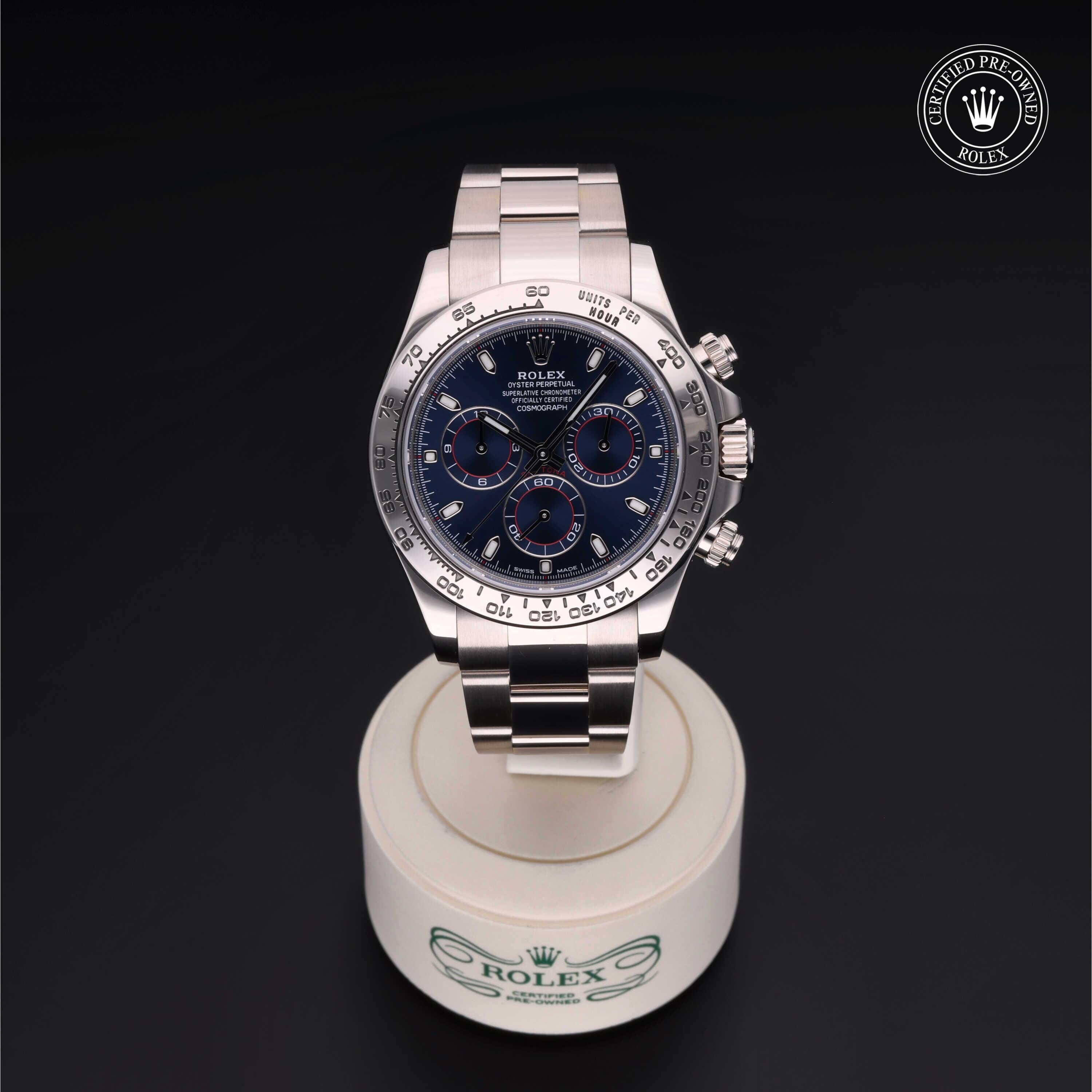 Rolex CPO Daytona M116509 front on white background