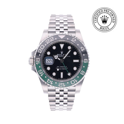 Rolex CPO GMT M126720VTNR front on white background