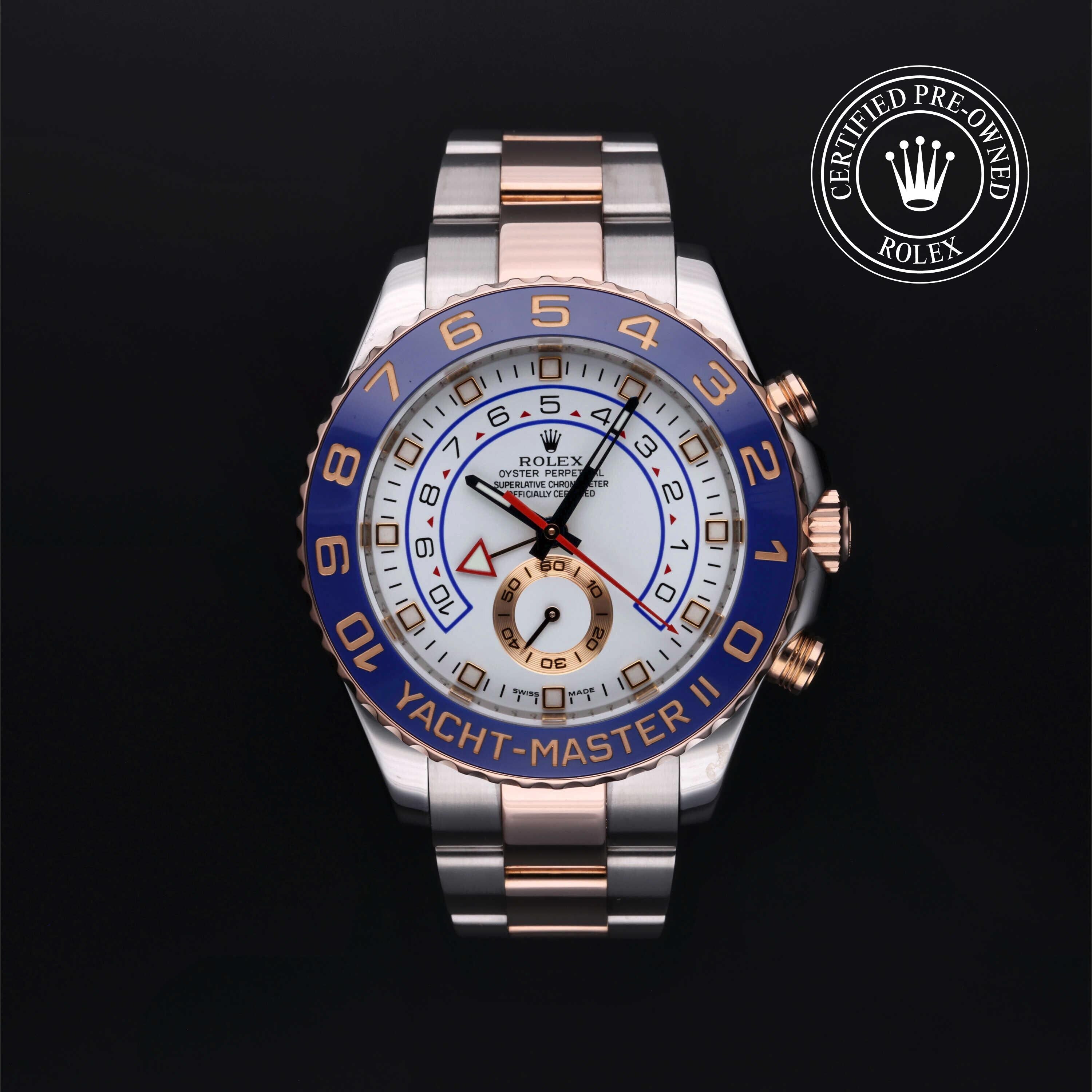 Rolex CPO Yacht-Master M116681 front on white background