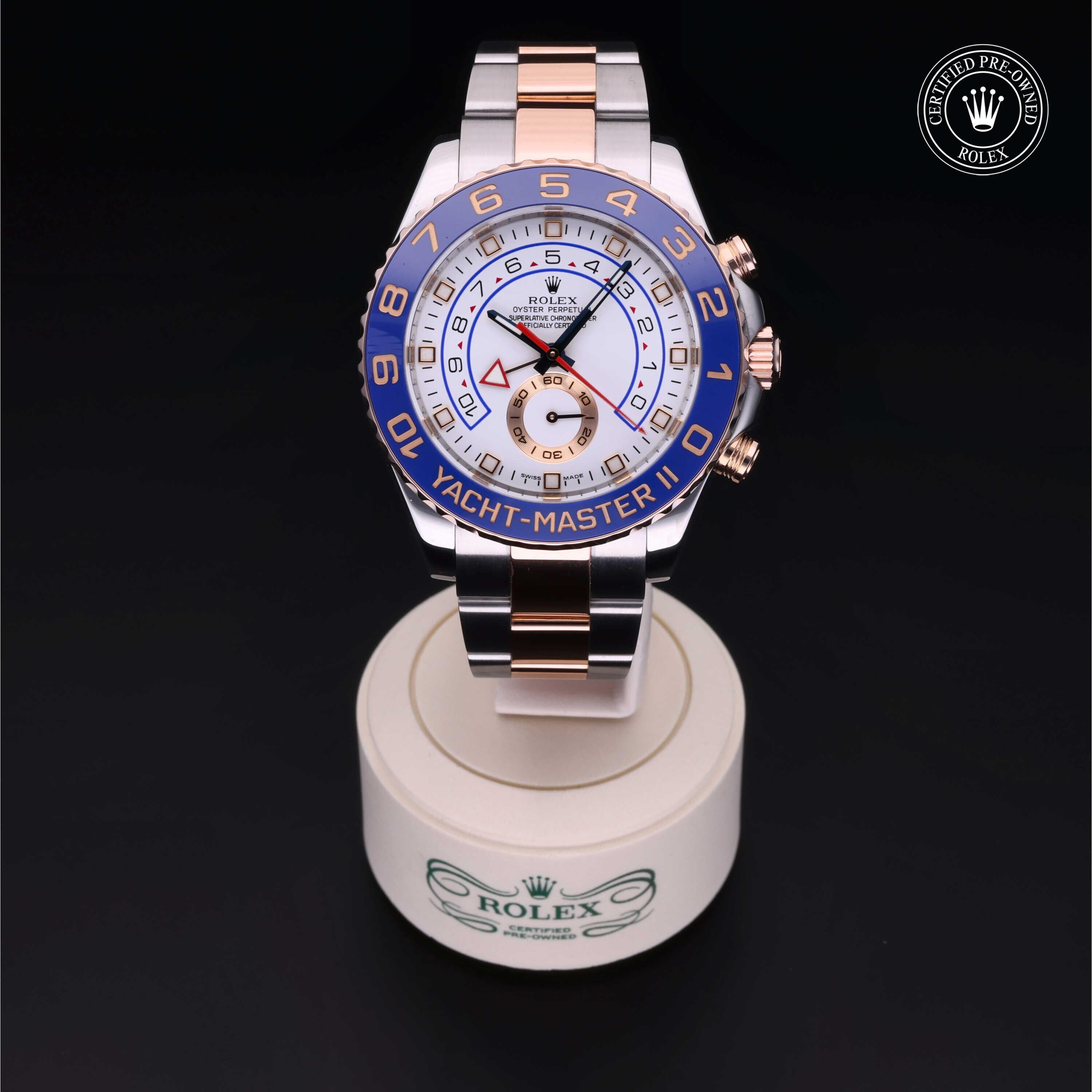 Rolex CPO Yacht-Master M116681 front on white background