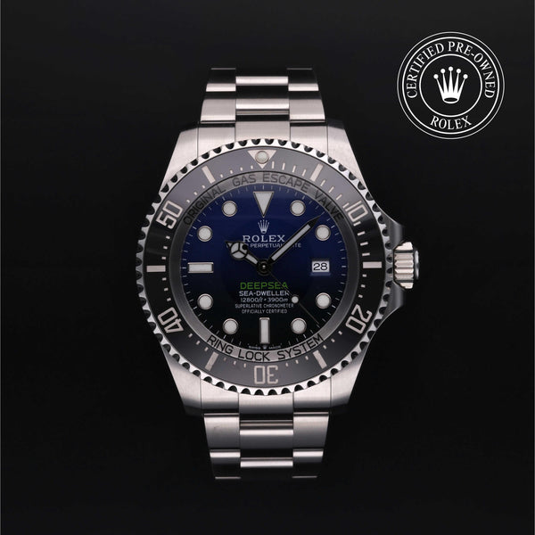 Rolex CPO Sea-Dweller M126660 front on white background