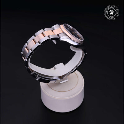 Rolex CPO Lady Datejust M178241 front on white background
