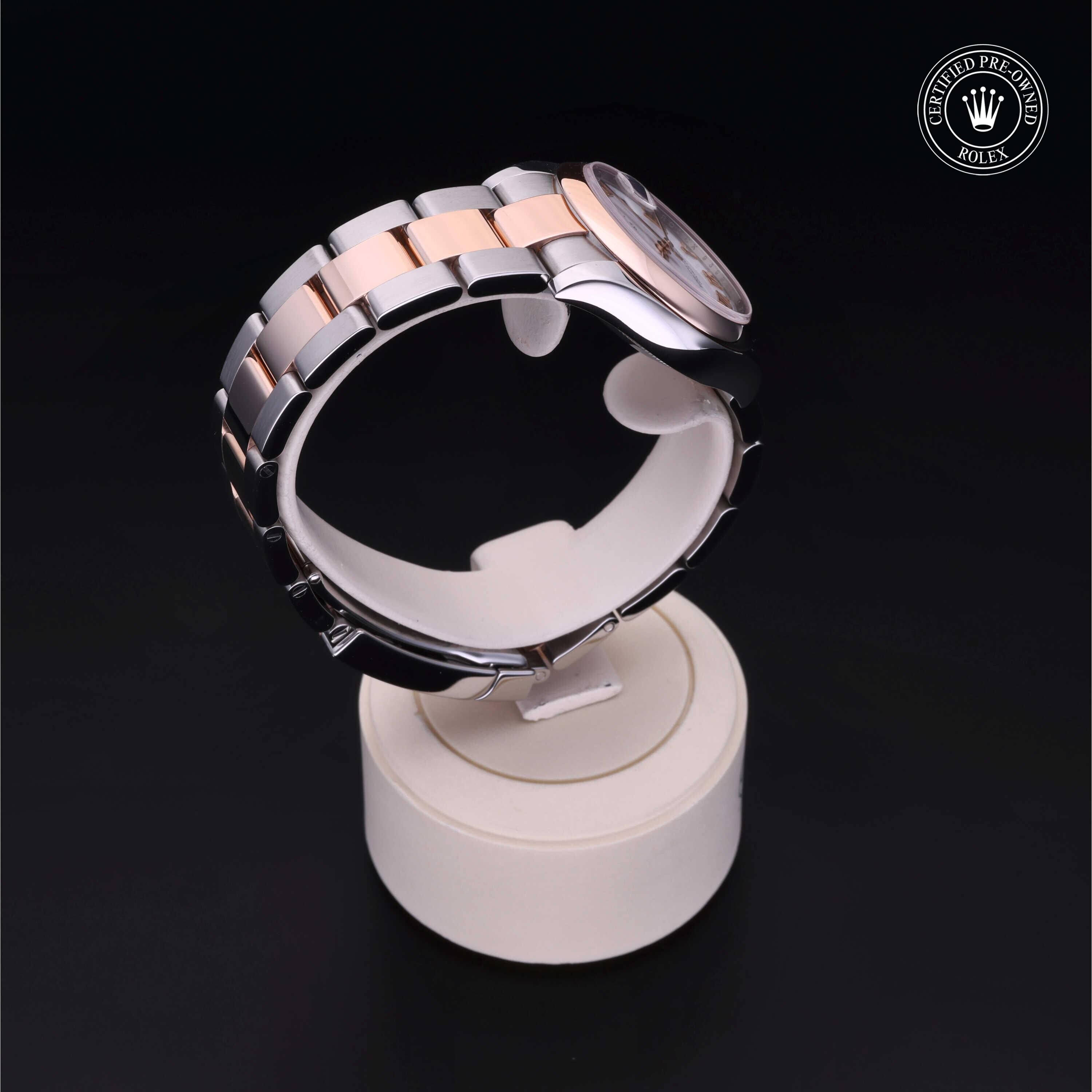 Rolex CPO Lady Datejust M178241 front on white background