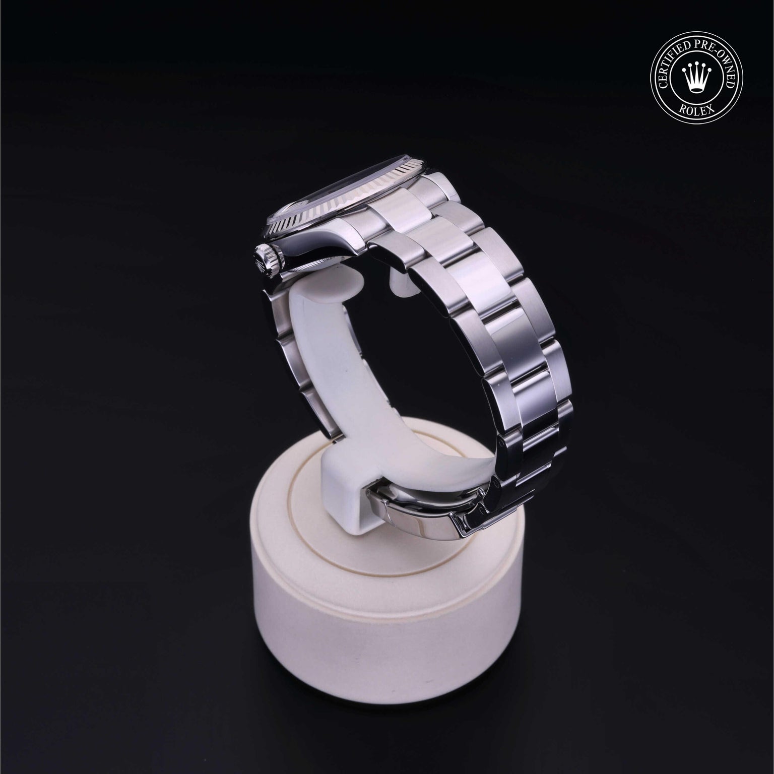 Rolex CPO Lady Datejust M178274 front on white background