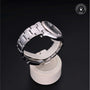 Rolex Certified Pre-owned Datejust M126234-0056 front on black background