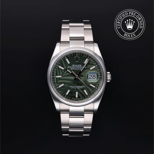 Rolex CPO Datejust M126200 front on white background