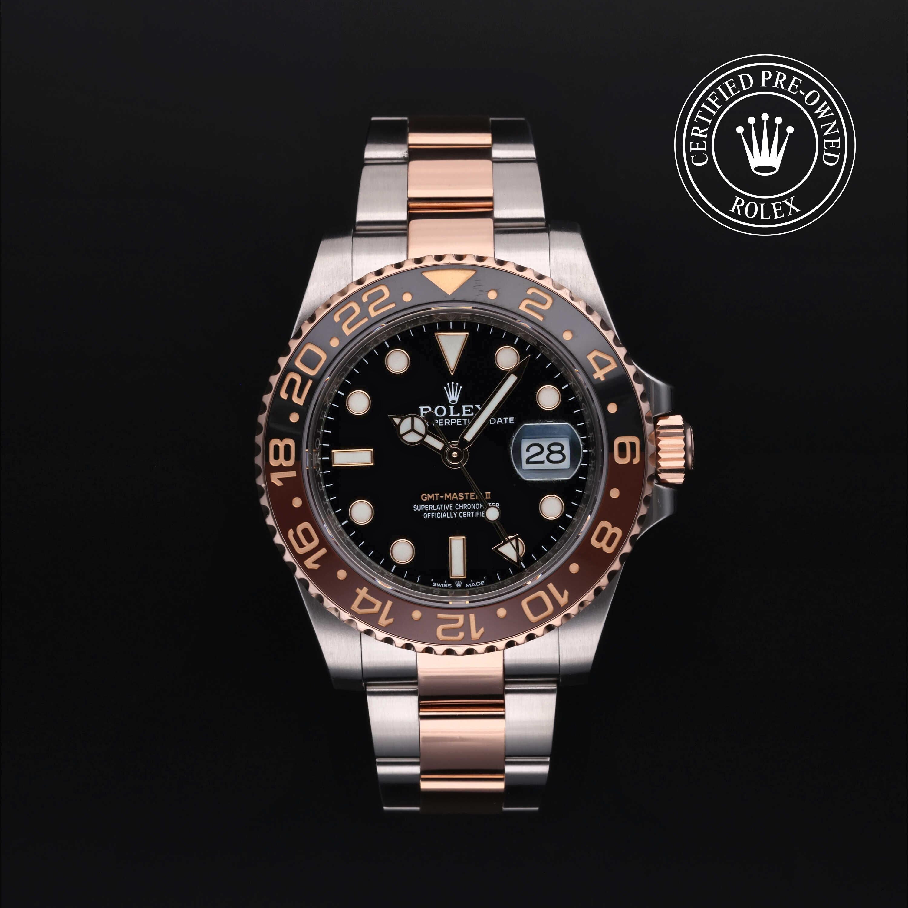 Rolex CPO GMT M126711CHNR front on white background
