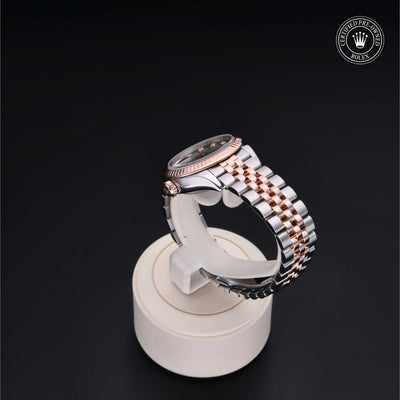 Rolex CPO Lady Datejust M279171 front on white background